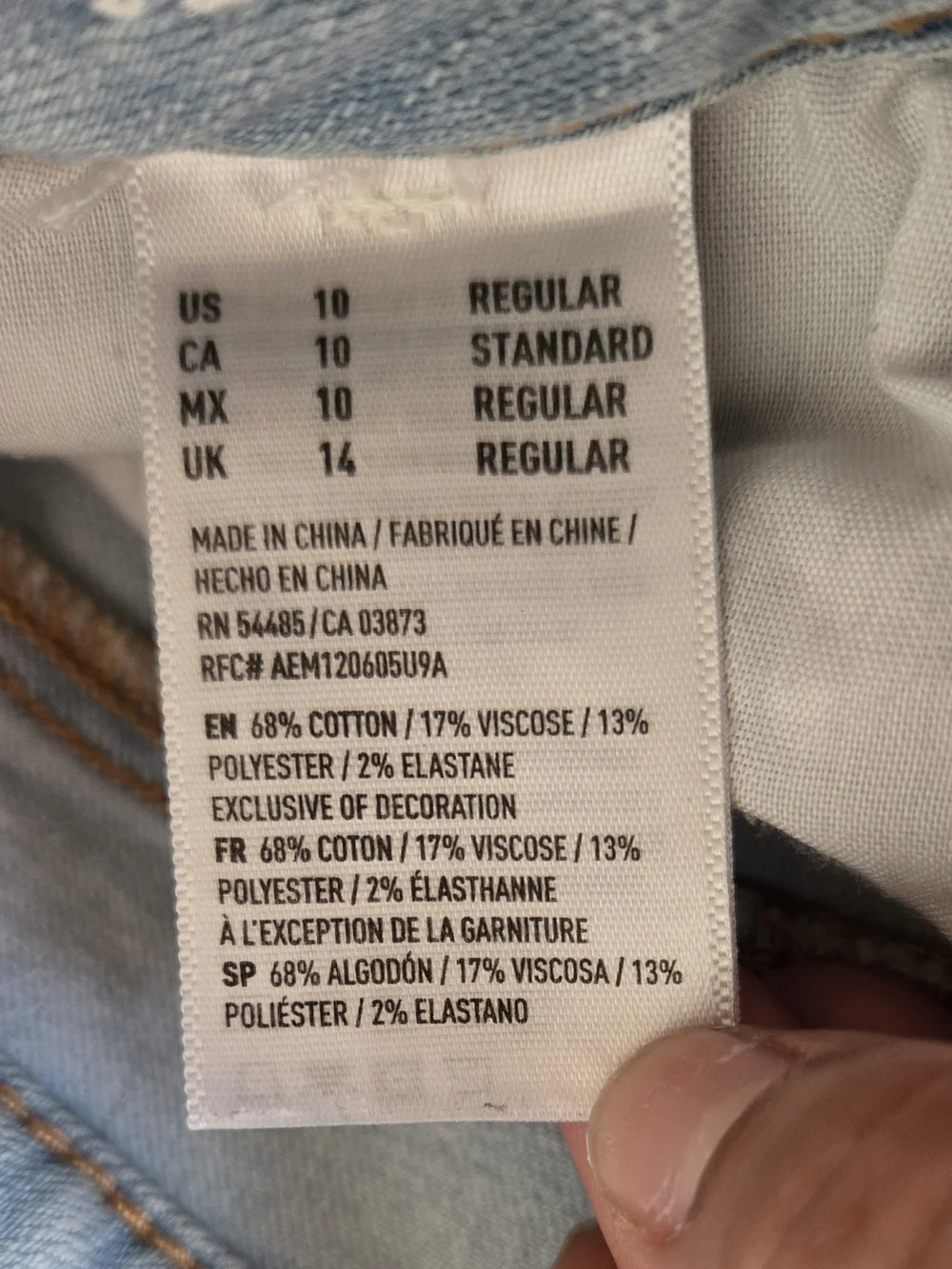 American Eagle Outfitters Light Mint Skinny Jeans